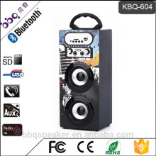 BBQ KBQ-604 1200mAh Best Bluetooth portable multimeadia karaoke speaker With FM Radio